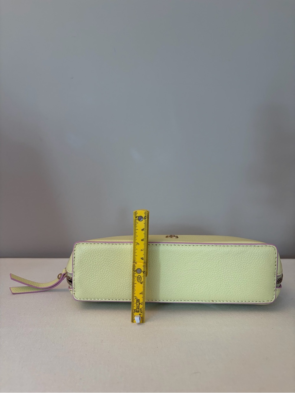 Scotch & Soda Pastel Green Leather Toiletry Bag - Picture 6 of 9